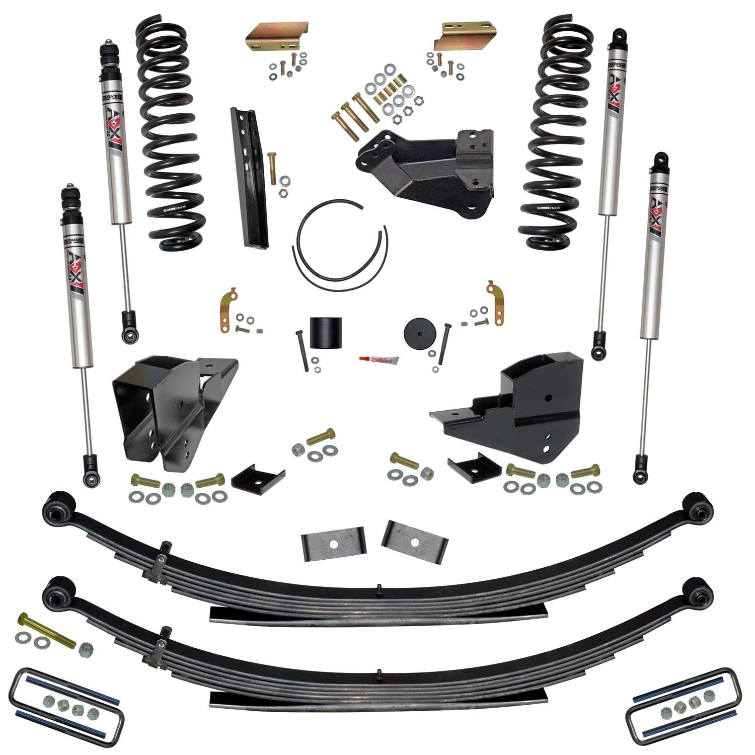 4 In. Suspension Lift Kit With ADX M2.0 Aluminum Monotube Shocks.