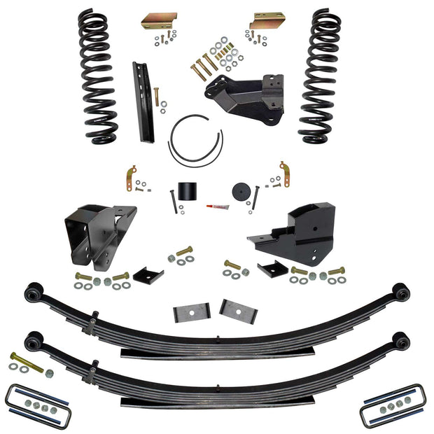 4 In. Lift Kit With Front Coil Springs And Rear Leaf Springs.