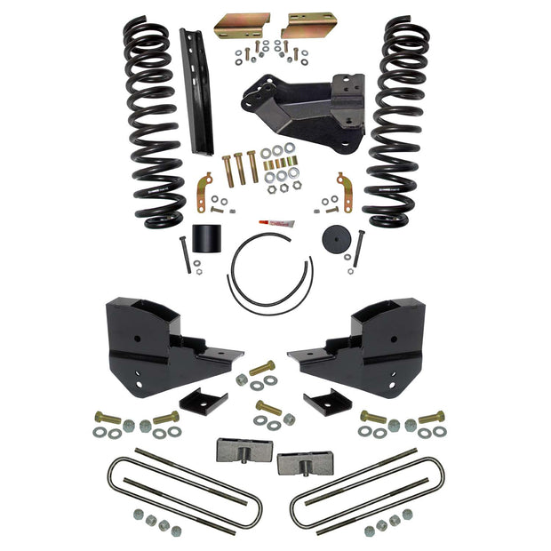 4 In. Suspension Lift Kit With Front Coils And Rear Blocks.