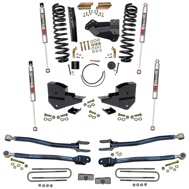 4 In. Suspension Lift Kit With 4-Link Conversion And M95 Monotube Shocks.