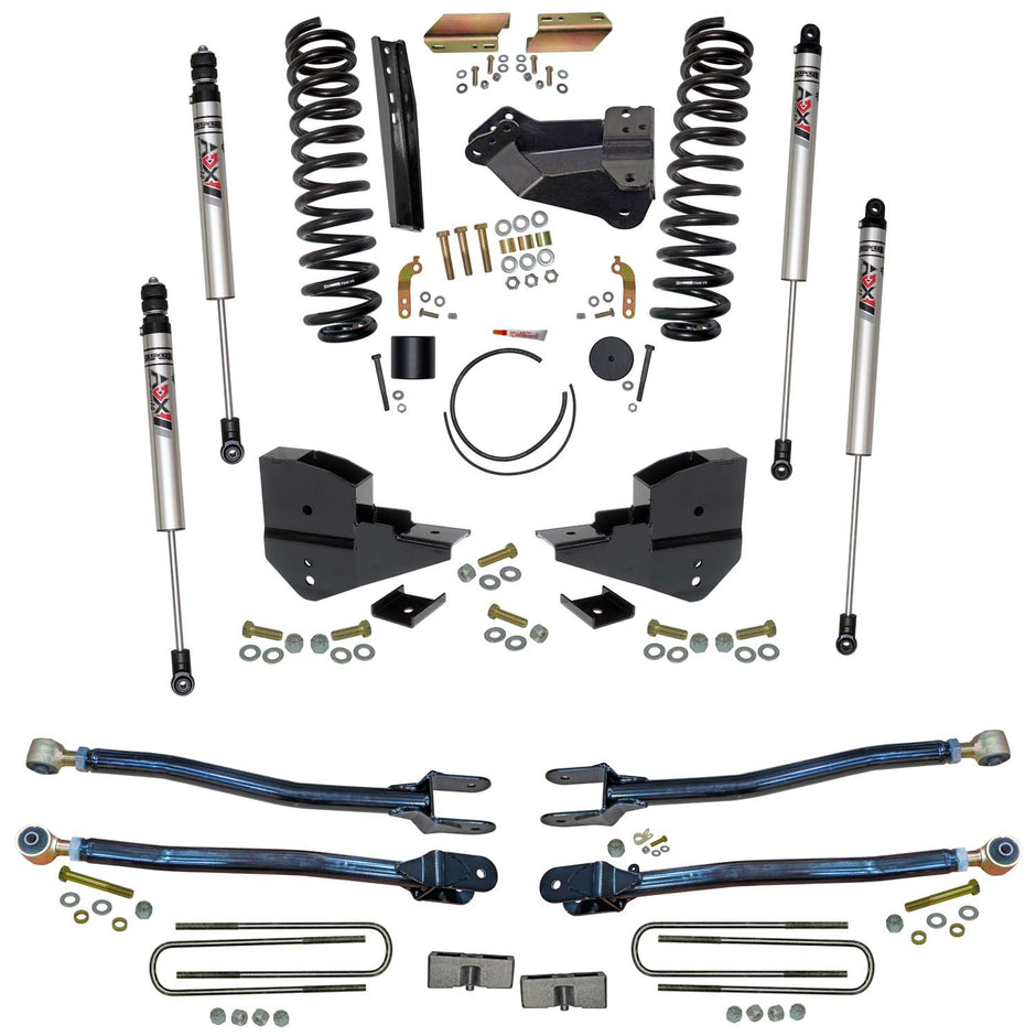4 In. Suspension Lift Kit With ADX M2.0 Aluminum Monotube Shocks.