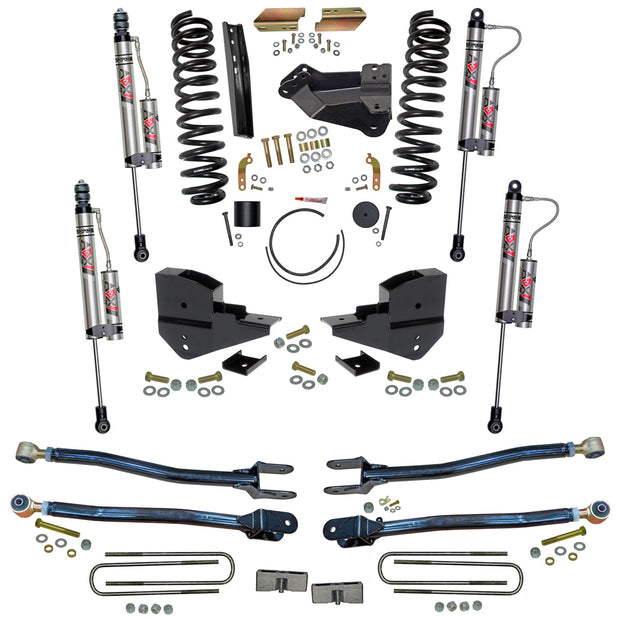 4 In. Lift Kit With 4-Link Conversion And ADX 2.0 Remote Reservoir Shocks.