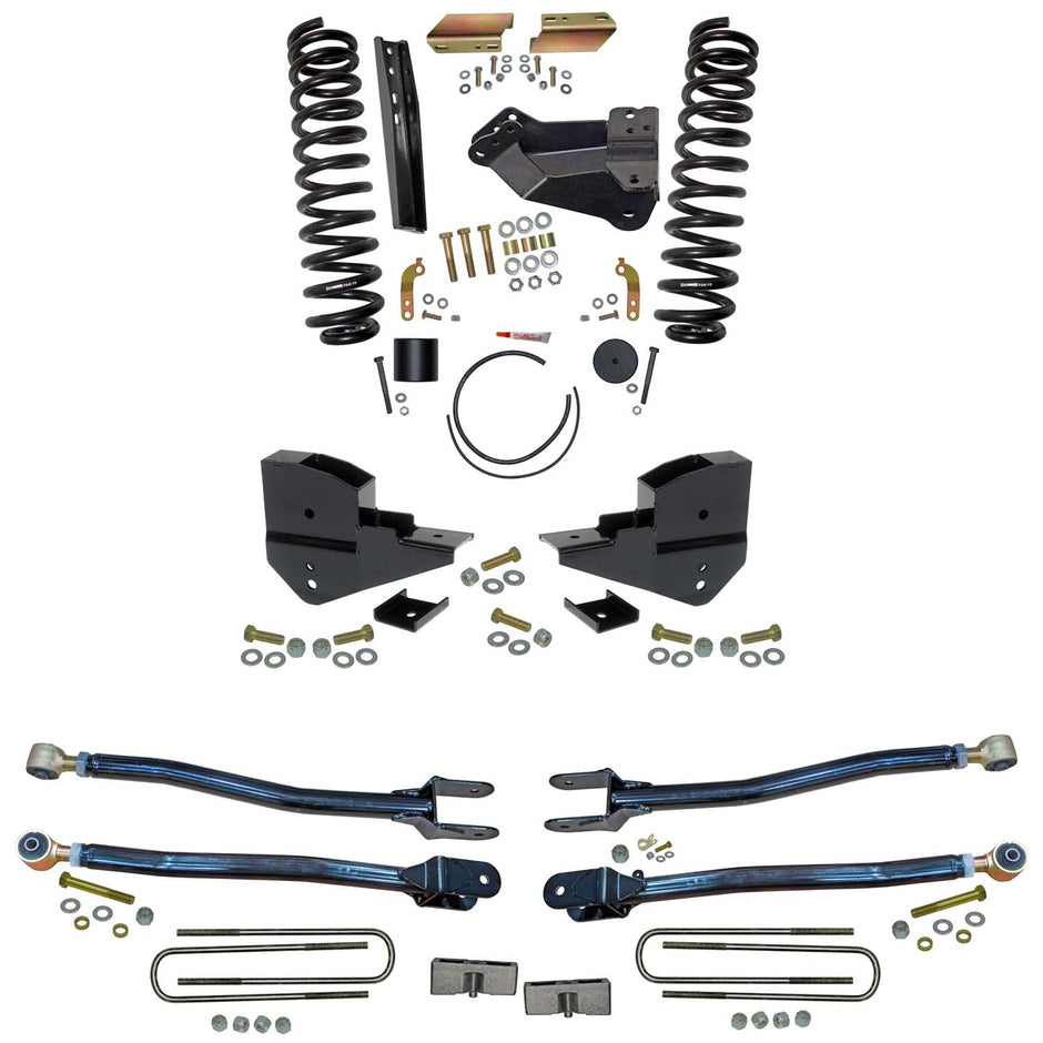 4 In. Suspension Lift Kit With 4-Link Conversion.