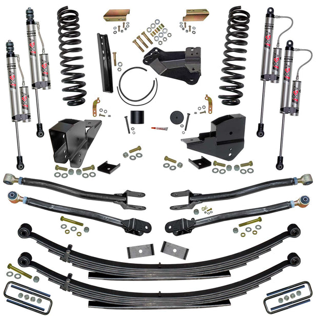 4 In. Lift Kit With 4-Link Conversion And ADX 2.0 Remote Reservoir Shocks.