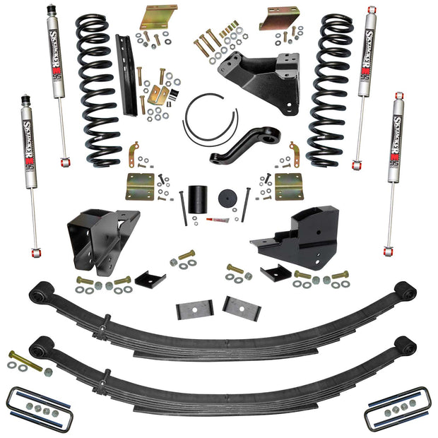 6 In. Lift Kit With Front Coils  Rear Leaf Springs  & M95 Monotube Shocks.