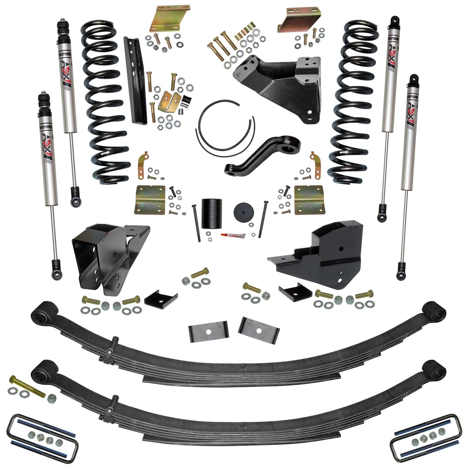6 In. Suspension Lift Kit With ADX M2.0 Aluminum Monotube Shocks.