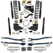 6 In. Suspension Lift Kit With 4-Link Conversion And Black MAX Shocks.