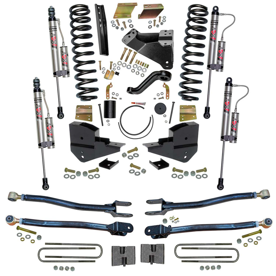 6 In. Lift Kit With 4-Link Conversion And ADX 2.0 Remote Reservoir Shocks.