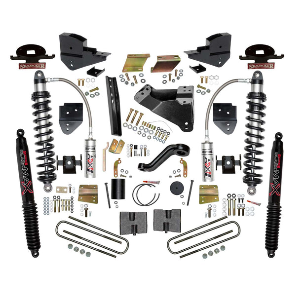 6 In. ADX 2.5 Coilover Suspension Lift Kit With Black MAX Shocks.