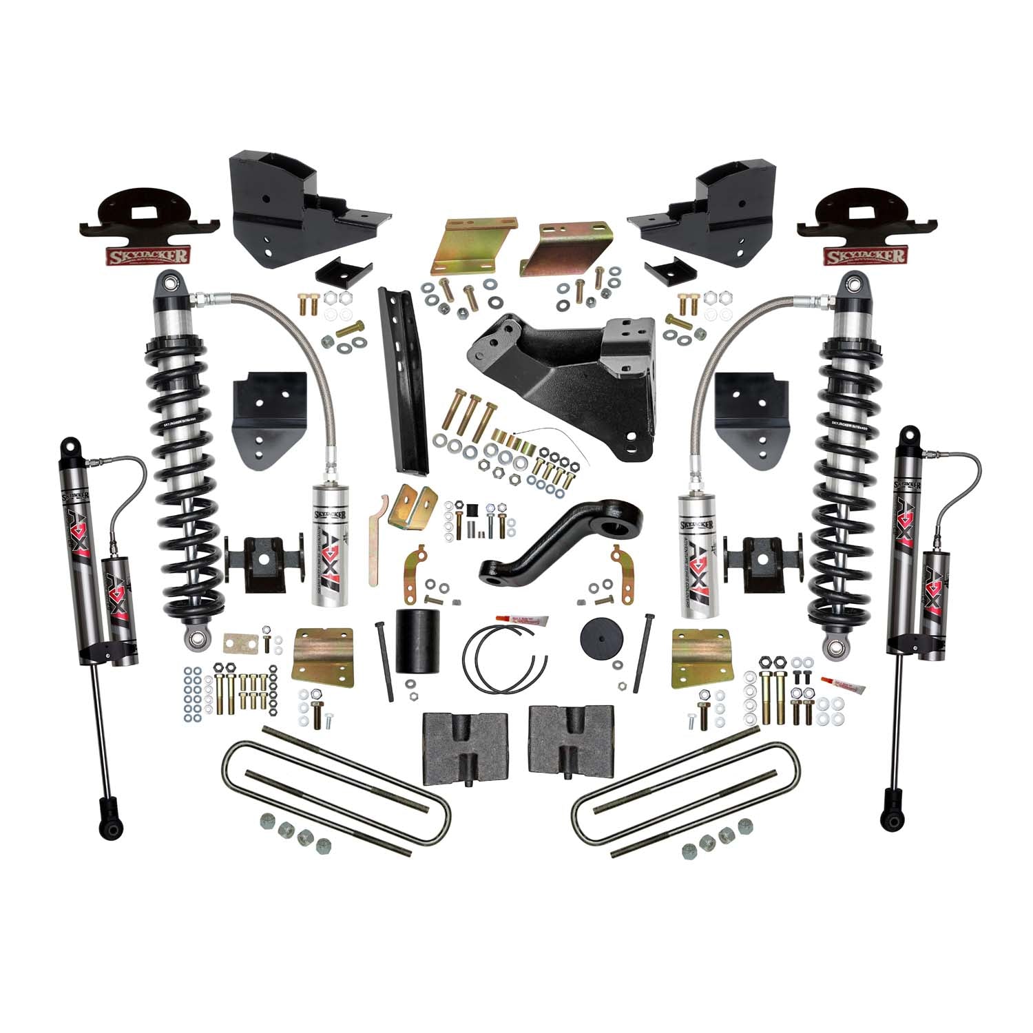 6 In. ADX 2.5 Coilover Suspension Lift Kit With ADX 2.0 Aluminum Shocks.