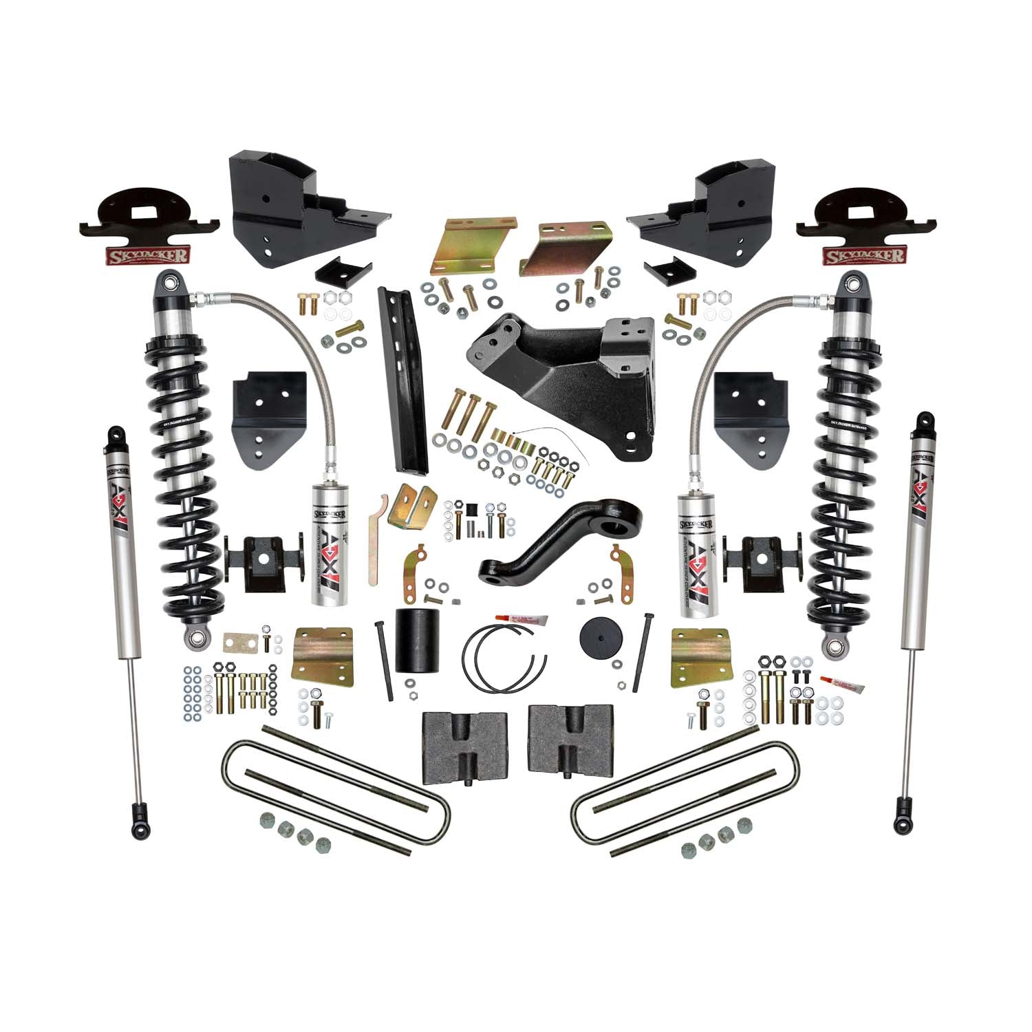 6 In. Suspension Lift Kit With ADX M2.0 Aluminum Monotube Shocks.