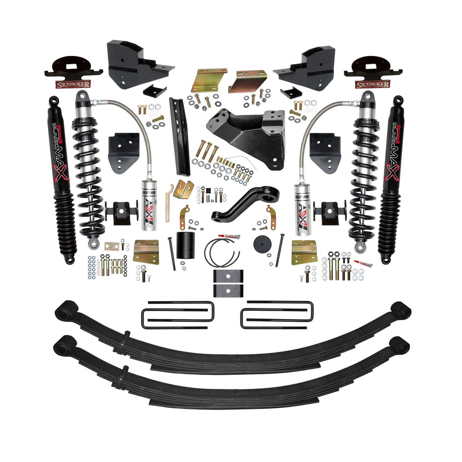 6 In. ADX 2.5 Coilover Suspension Lift Kit With Black MAX Shocks.