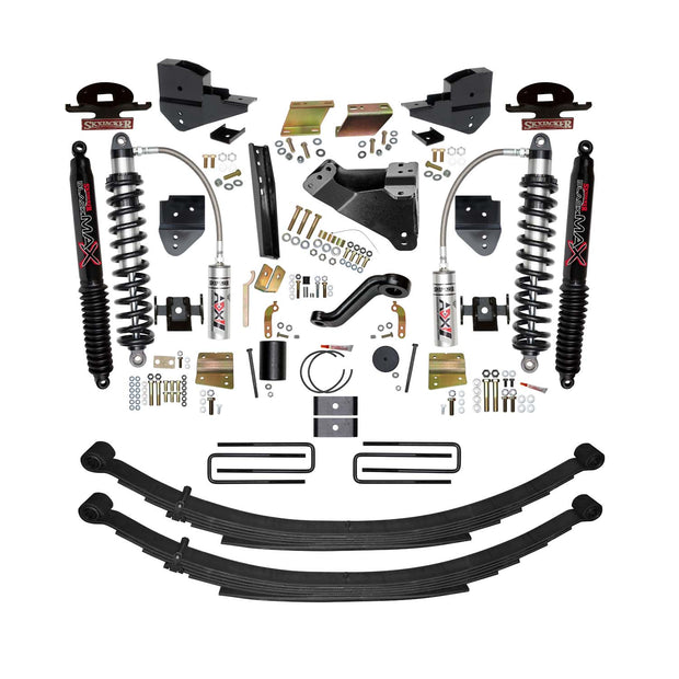 6 In. ADX 2.5 Coilover Suspension Lift Kit With Black MAX Shocks.