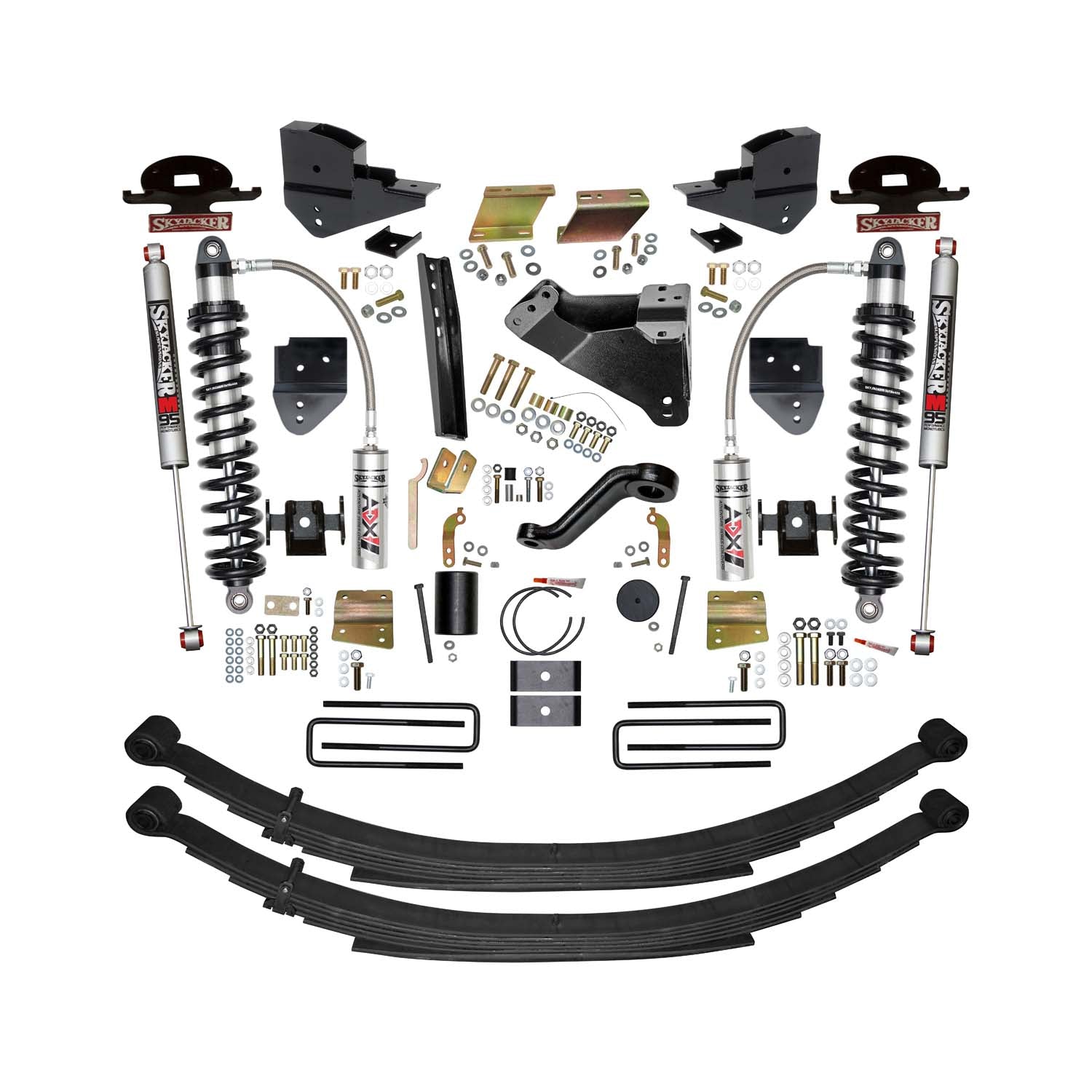 6 In. ADX 2.5 Coilover Suspension Lift Kit With M95 Monotube Shocks.