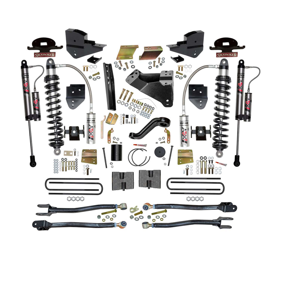 6 In. ADX 2.5 Coilover Suspension Lift Kit With  4-Link Conversion.