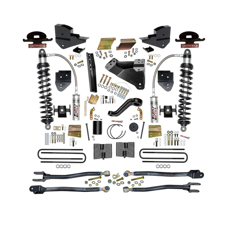 6 In. ADX 2.5 Coilover Suspension Lift Kit With  4-Link Conversion.