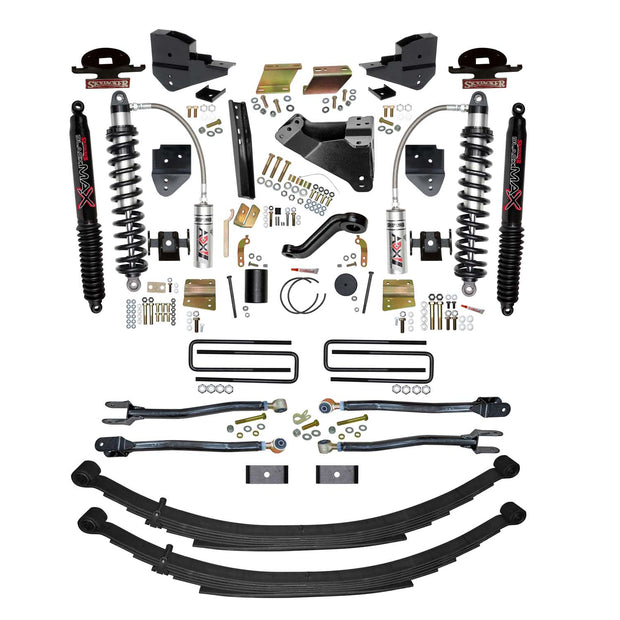 6 In. ADX 2.5 Coilover Suspension Lift Kit With Black MAX Shocks.