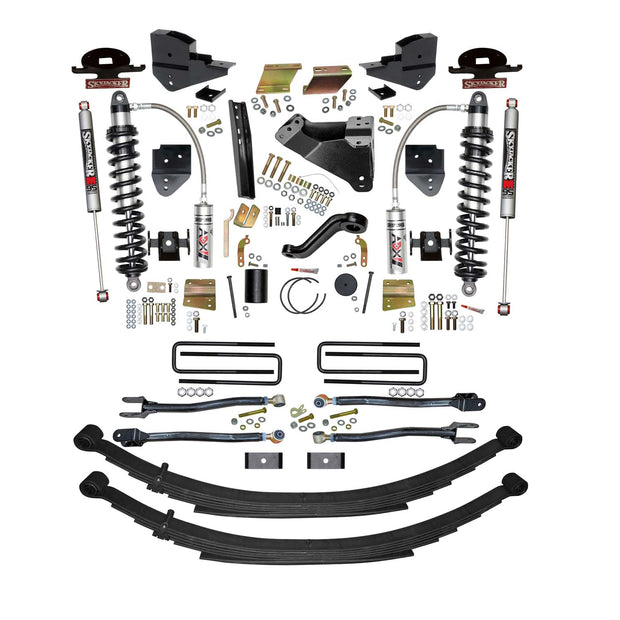 6 In. ADX 2.5 Coilover Suspension Lift Kit With 4-Link Conversion.