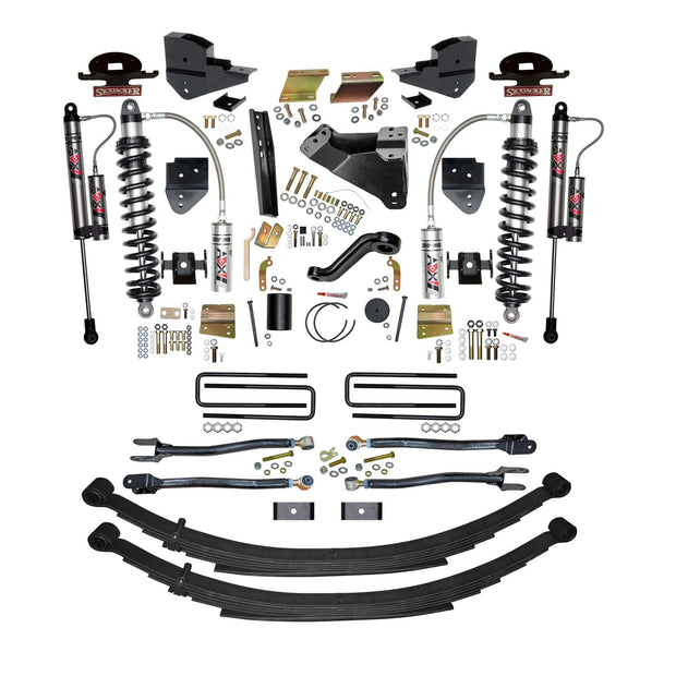 6 In. ADX 2.5 Coilover Suspension Lift Kit With 4-Link Conversion.