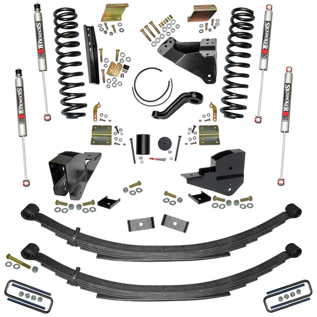 6 In. Lift Kit With Front Coils; Rear Leaf Springs;/M95 Monotube Shocks.