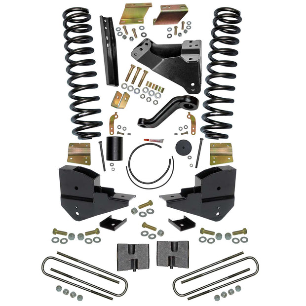 6 In. Suspension Lift Kit With Front Coils And Rear Blocks.