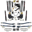 6 In. Suspension Lift Kit With 4-Link Conversion And Black MAX Shocks.