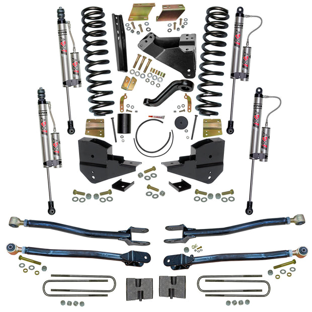 6 In. Lift Kit With 4-Link Conversion And ADX 2.0 Remote Reservoir Shocks.