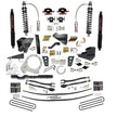 8.5 In. ADX 2.5 Coilover Lift Kit With 4-Link Conversion And Black MAX Shocks
