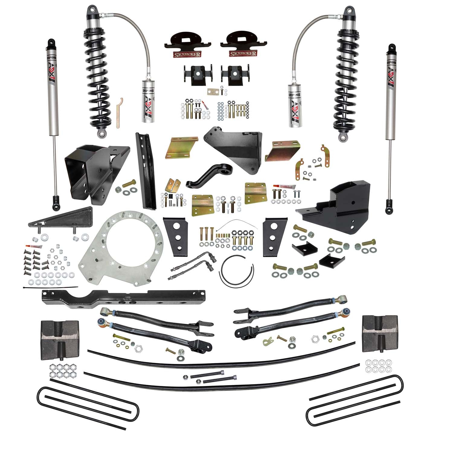 8.5 In. ADX 2.5 Coilover Lift Kit With 4-Link Conversion And ADX M2.0 Shocks