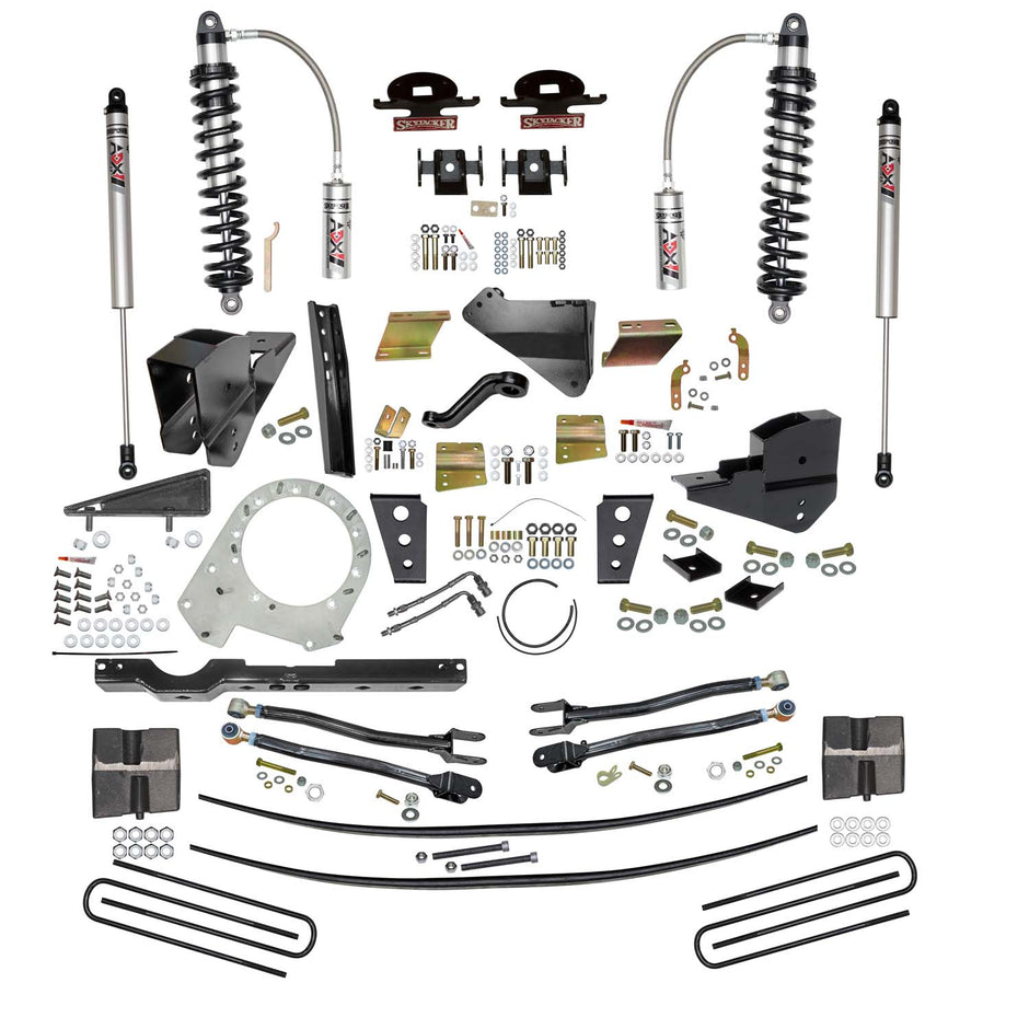 8.5 In. ADX 2.5 Coilover Lift Kit With 4-Link Conversion And ADX M2.0 Shocks