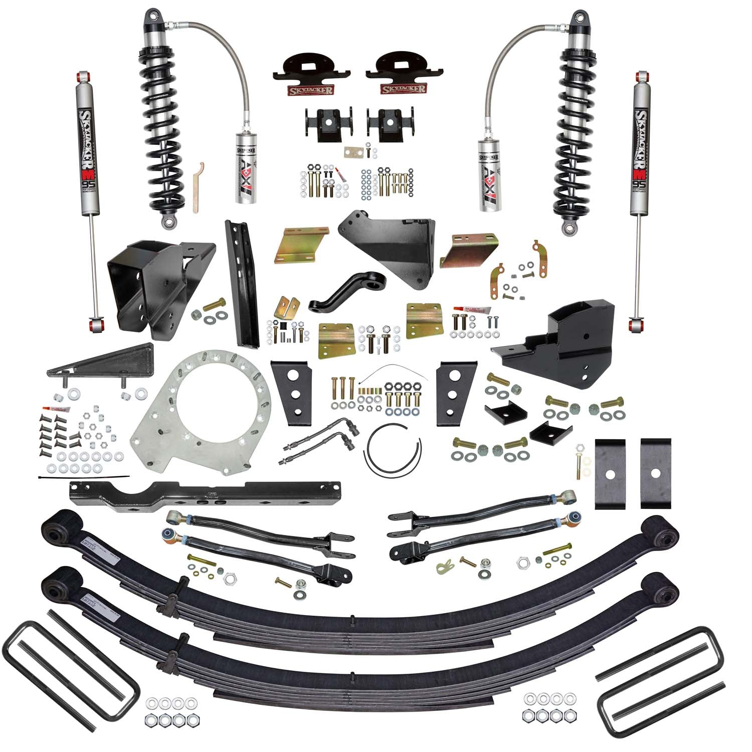 8.5 In. ADX 2.5 Coilover Lift Kit With 4-Link Conversion And M95 Shocks