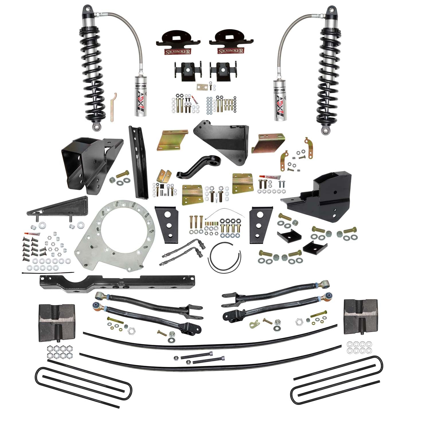 8.5 In. ADX 2.5 Coilover Lift Kit With 4-Link Conversion And M95 Shocks