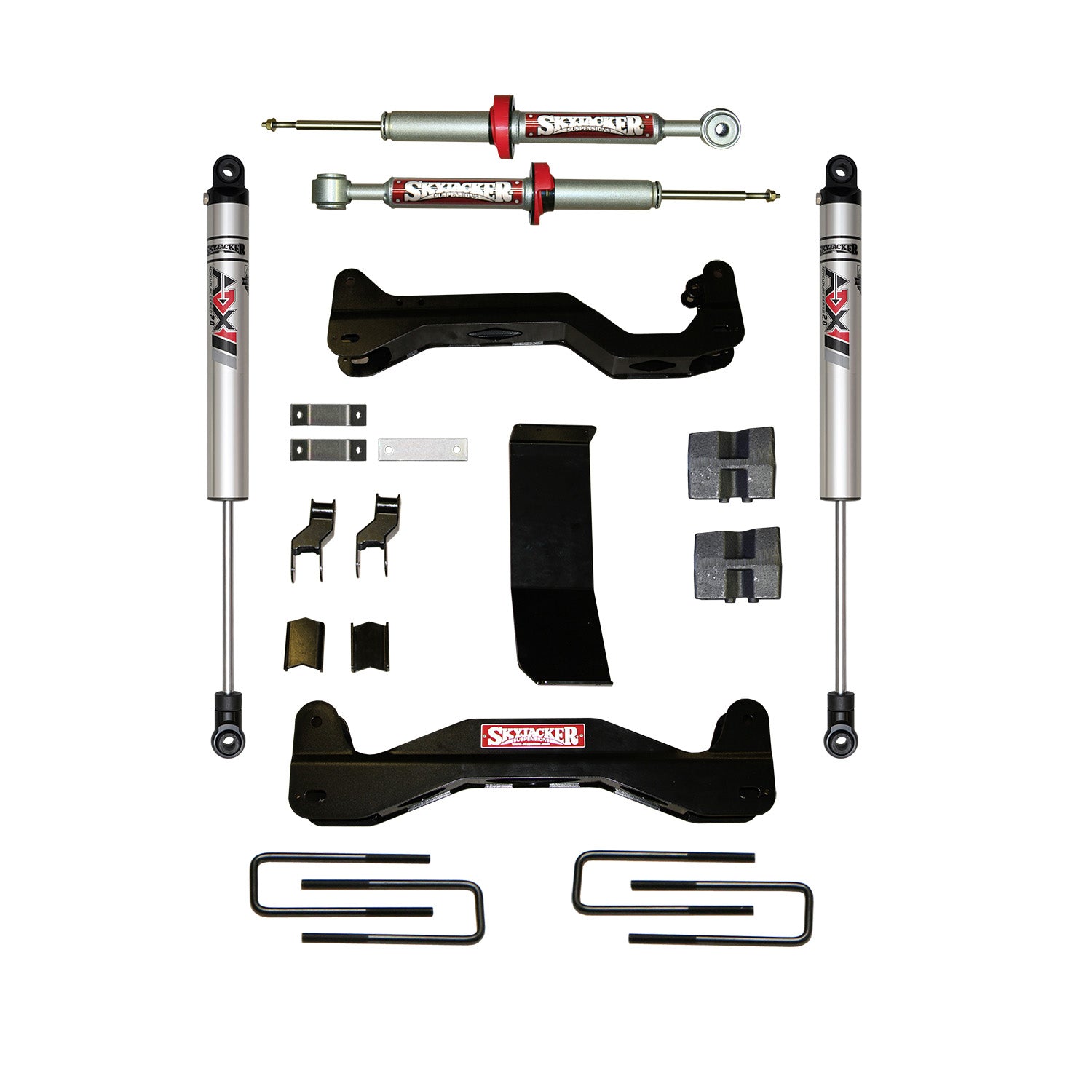 6 In. Suspension Lift Kit With ADX M2.0 Aluminum Monotube Shocks.