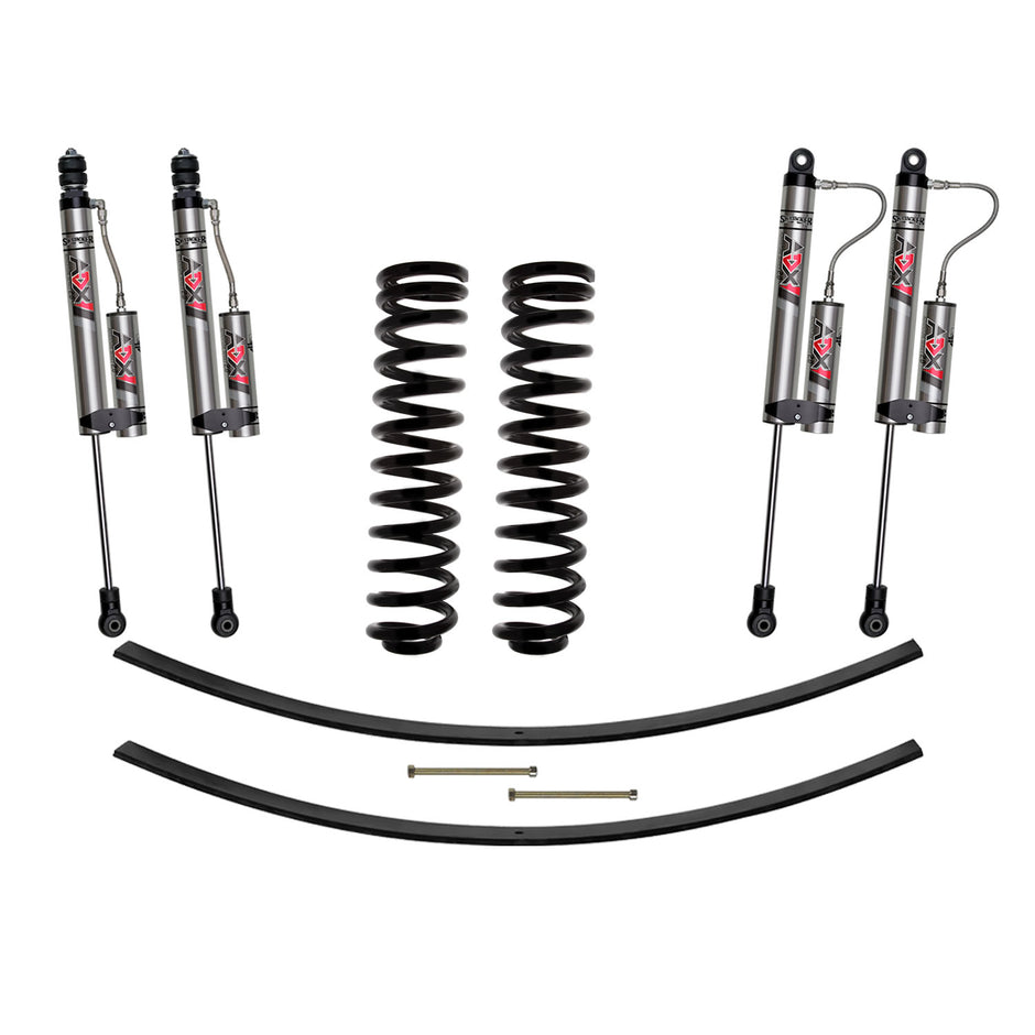 Skyjacker - 2-2.5 In. Suspension Lift Kit With ADX 2.0 Remote Reservoir Monotube Shocks. - F525K-X
