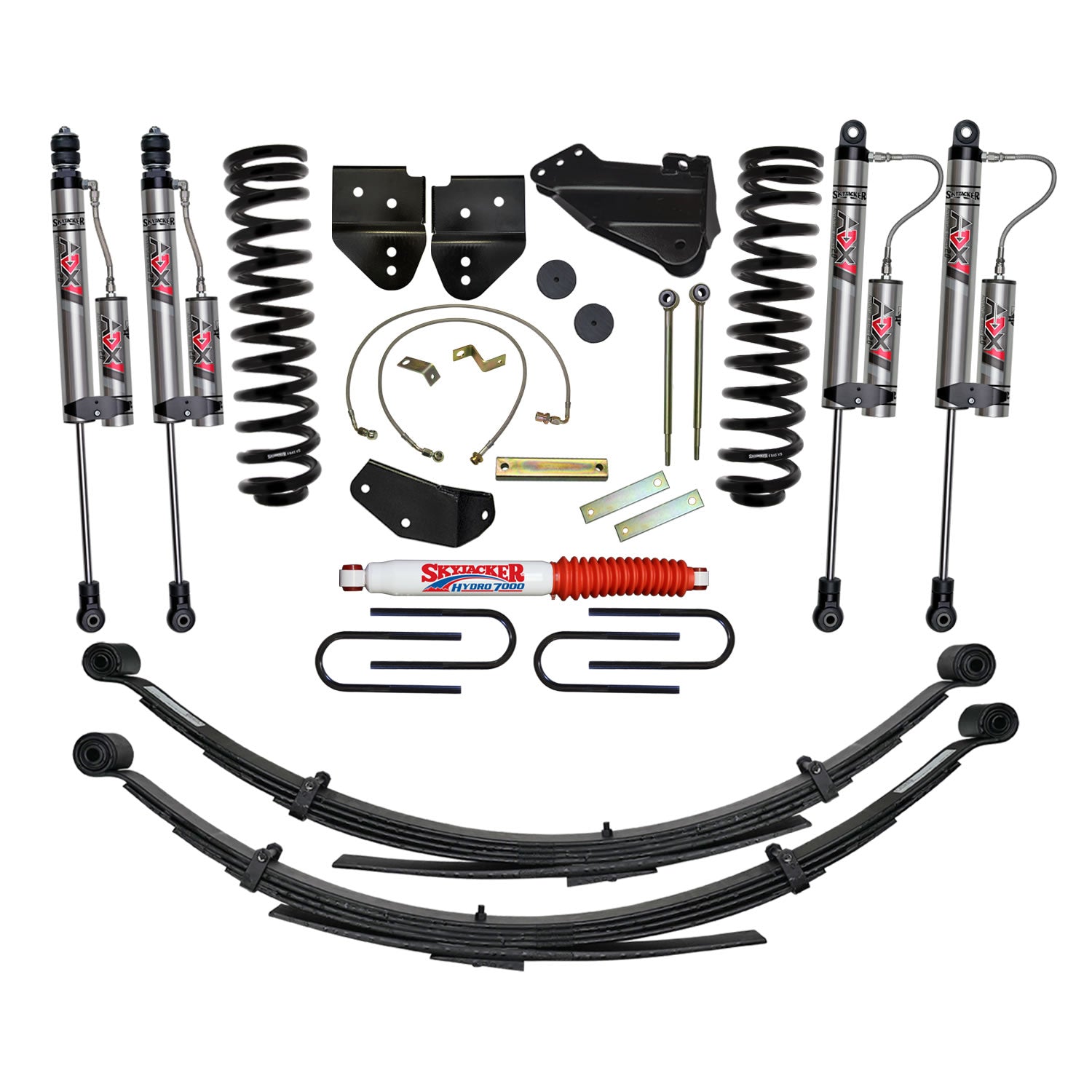 Skyjacker - 4 In. Suspension Lift System With ADX 2.0 Remote Reservoir Monotube Shocks. - F5451KS-X