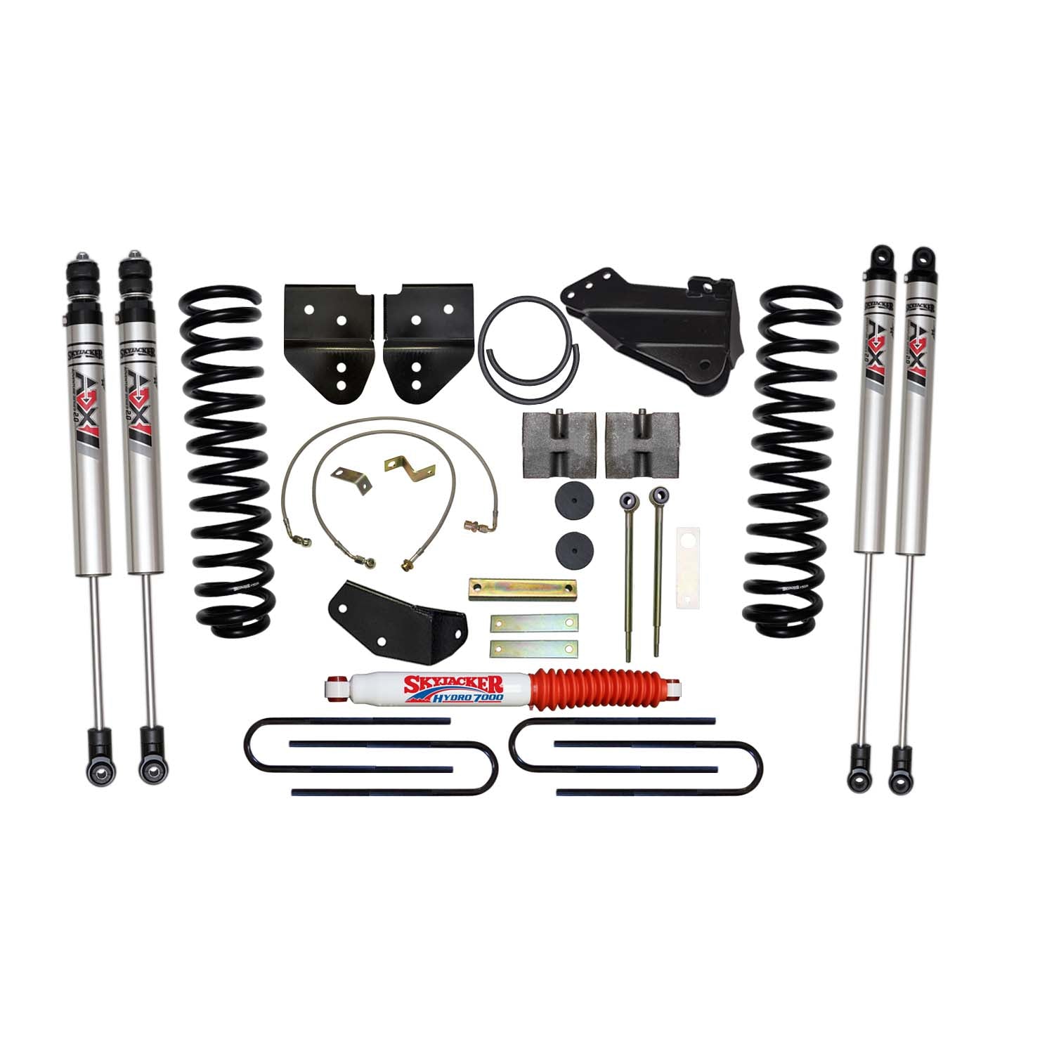 6 In. Suspension Lift Kit With ADX M2.0 Aluminum Monotube Shocks.