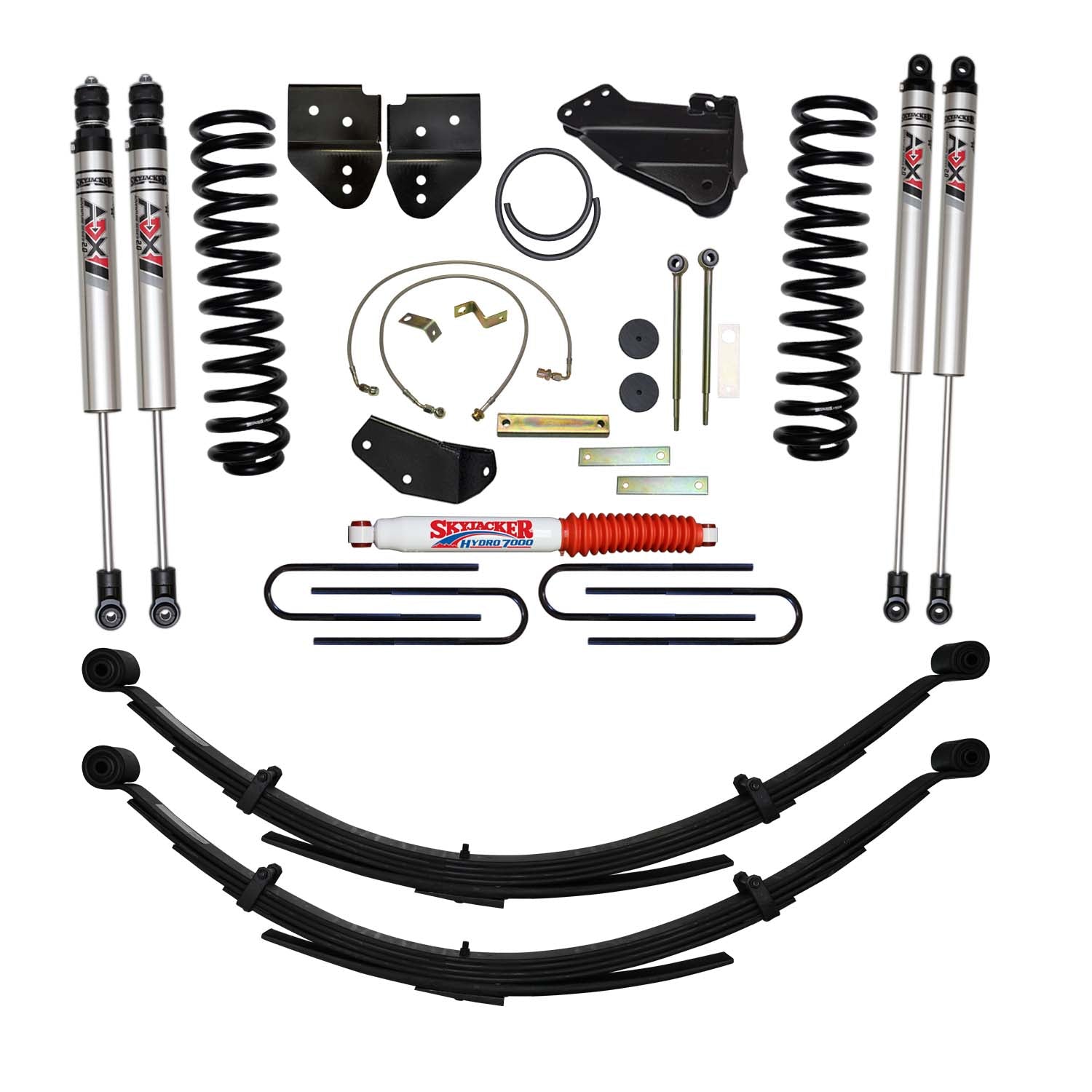 6 In. Suspension Lift Kit With ADX M2.0 Aluminum Monotube Shocks.