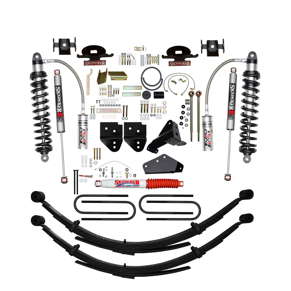 6 In. ADX 2.5 Remote Reservoir Coilover Lift Kit With M95 Monotube Shocks.