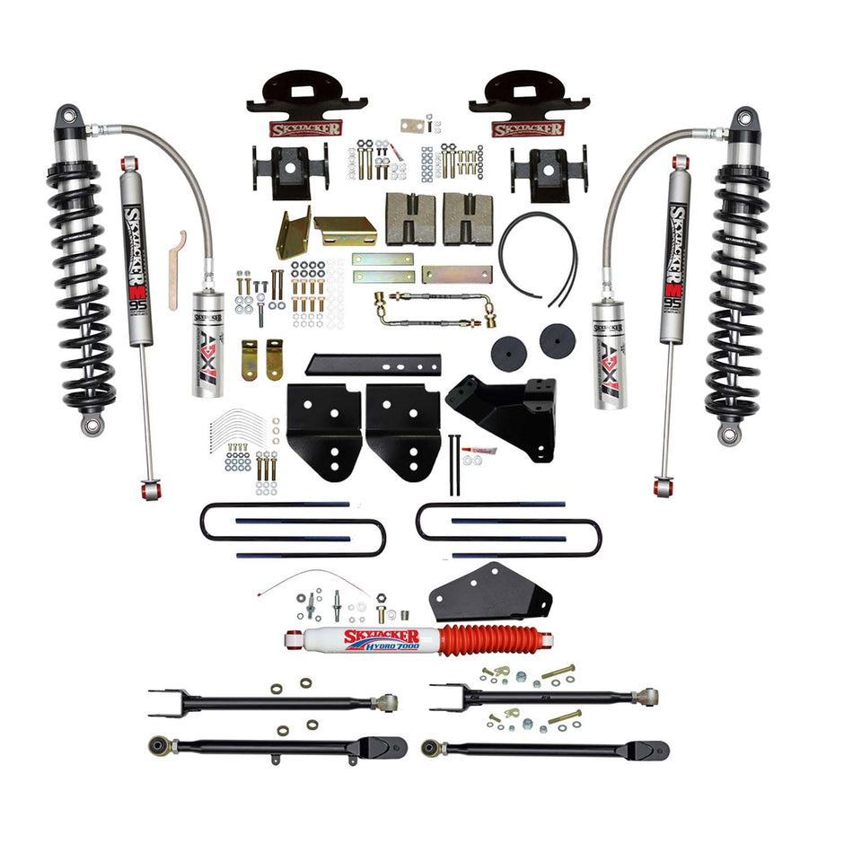 6 In. ADX 2.5 Coilover Lift Kit With 4-Link Conversion And M95 Monotube Shocks.