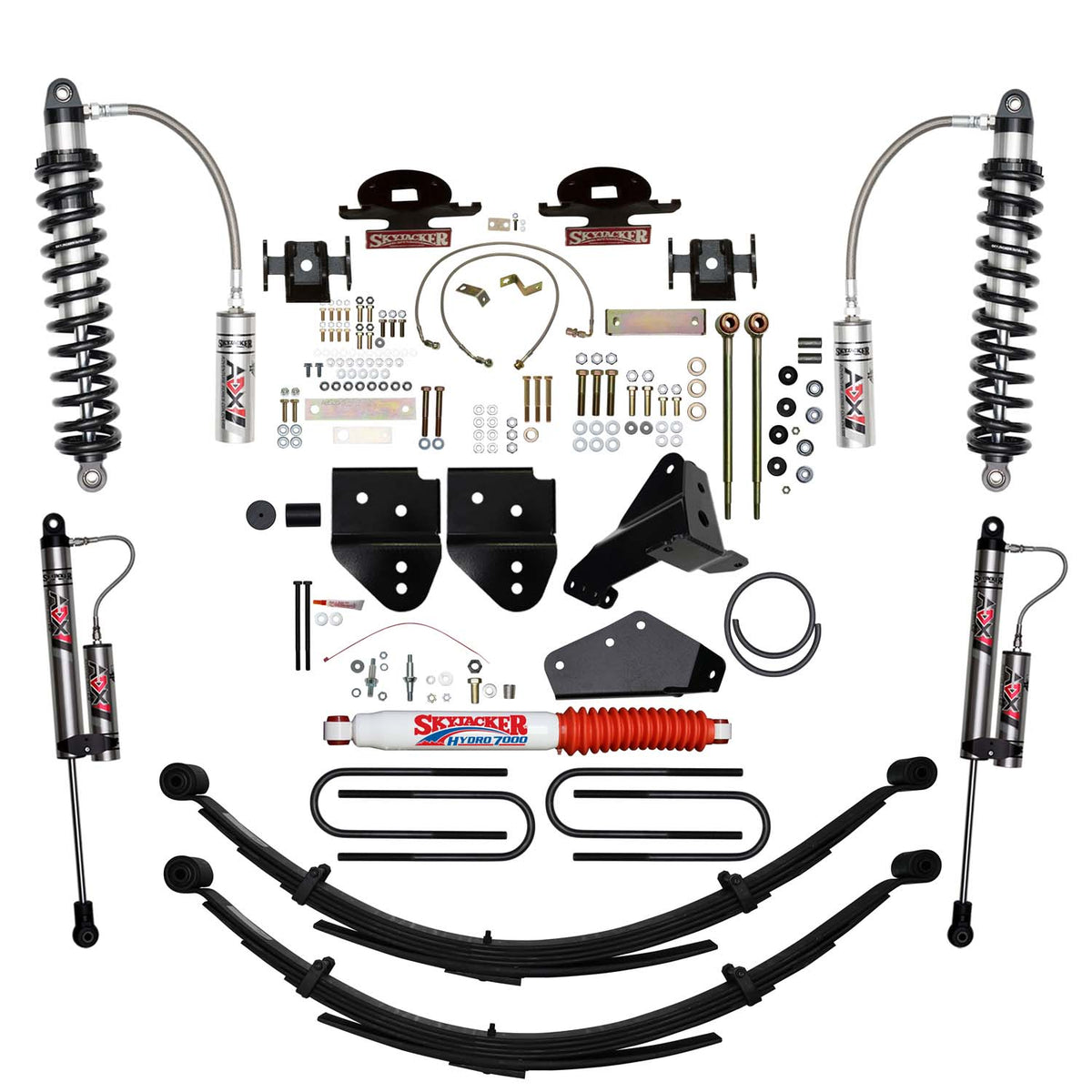 6 In. ADX 2.5 Coilover Lift Kit With 4-Link Conversion And ADX 2.0 R/R Shocks.