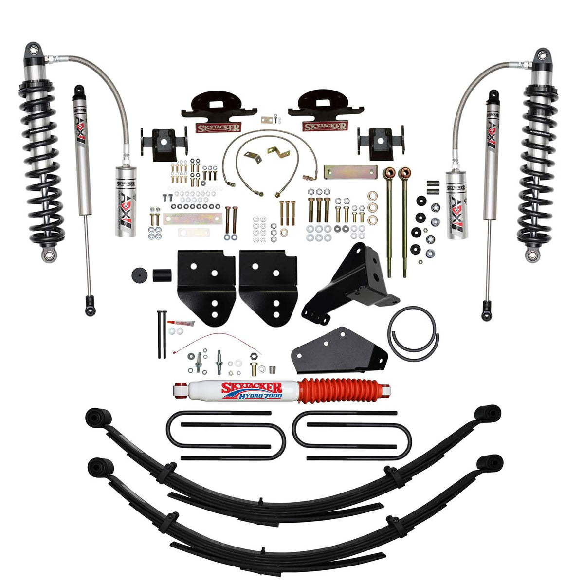 6 In. ADX 2.5 Coilover Lift Kit With 4-Link Conversion And ADX M2.0 Shocks.
