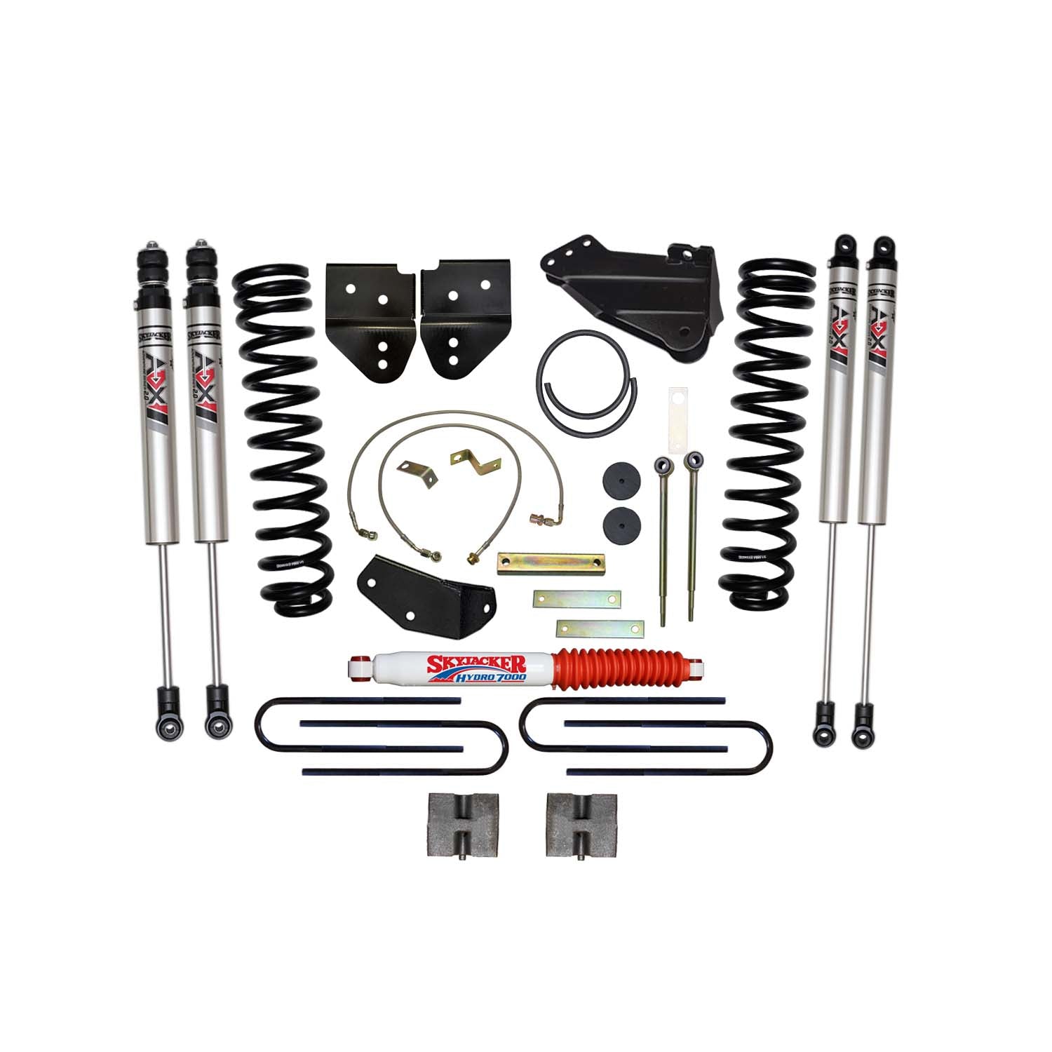 6 In. Suspension Lift Kit With ADX M2.0 Aluminum Monotube Shocks.