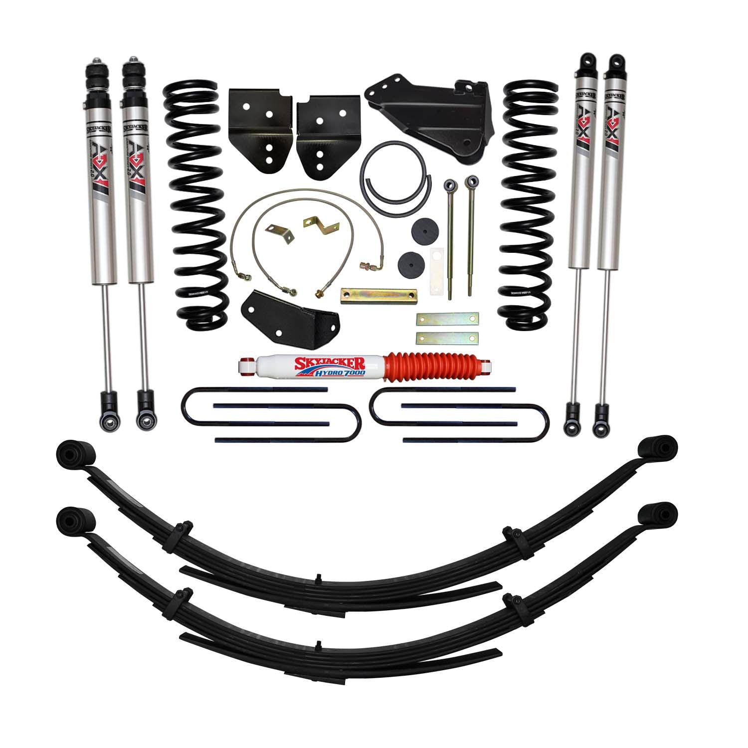 6 In. Suspension Lift Kit With ADX M2.0 Aluminum Monotube Shocks.