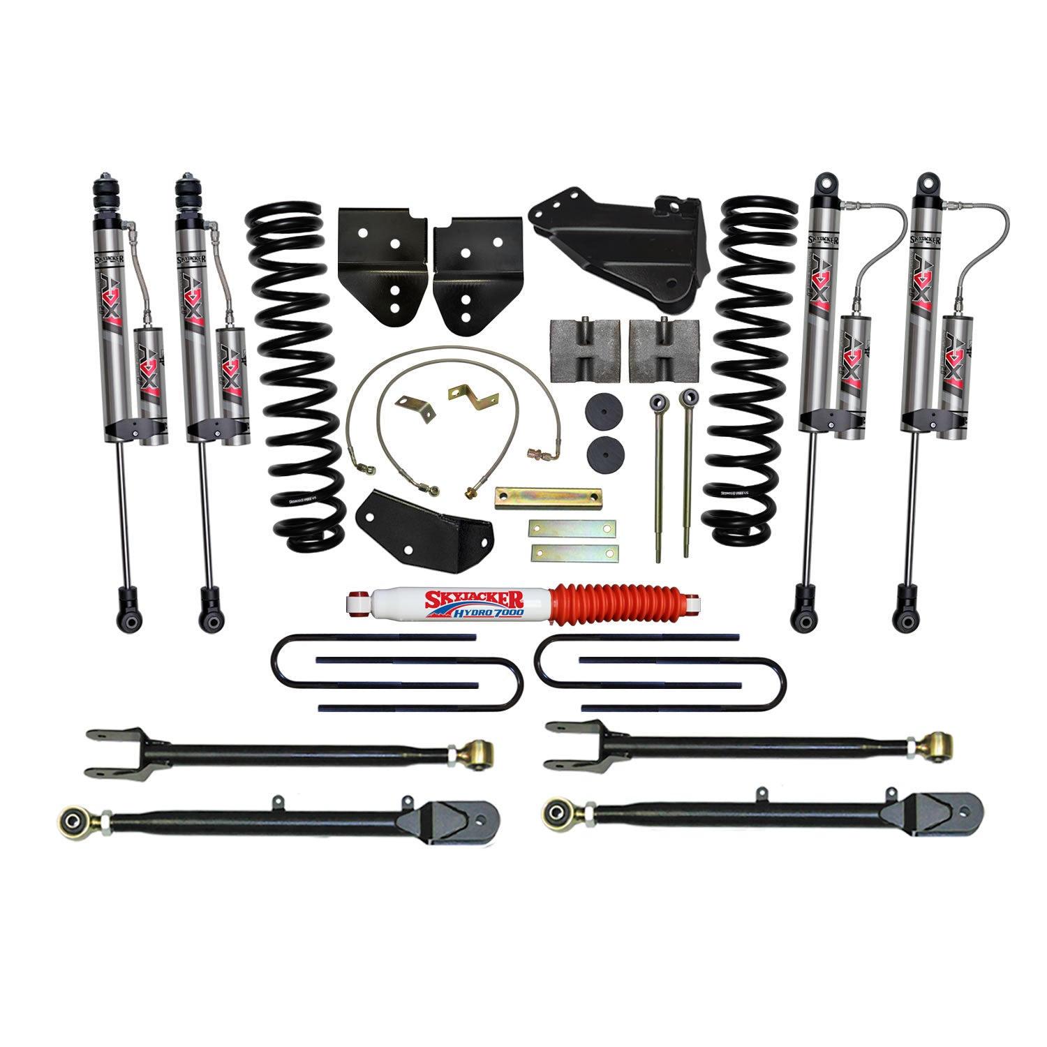 Skyjacker - 6 In. Suspension Lift Kit With ADX 2.0 Remote Reservoir Monotube Shocks. - F56524K-X