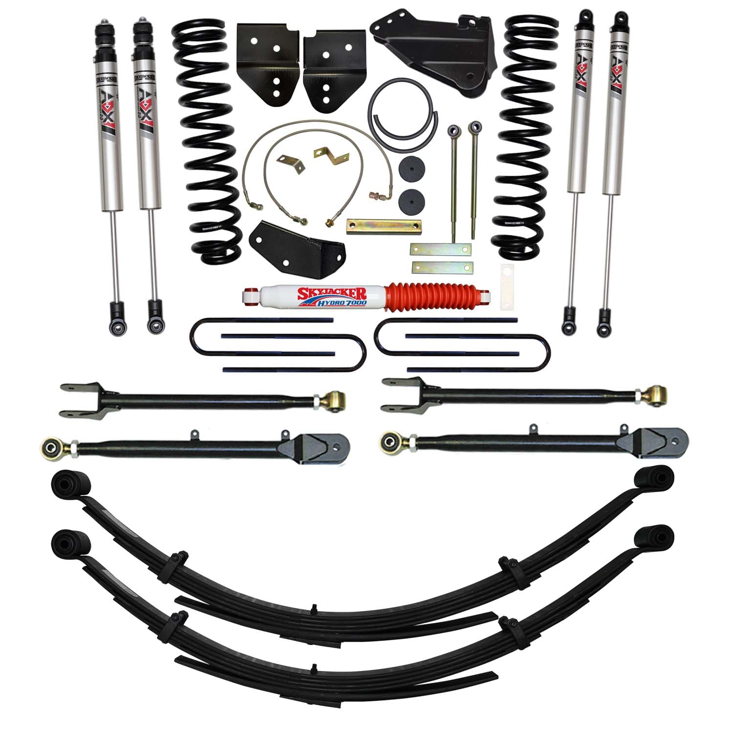 6 In. Suspension Lift Kit With ADX M2.0 Aluminum Monotube Shocks.