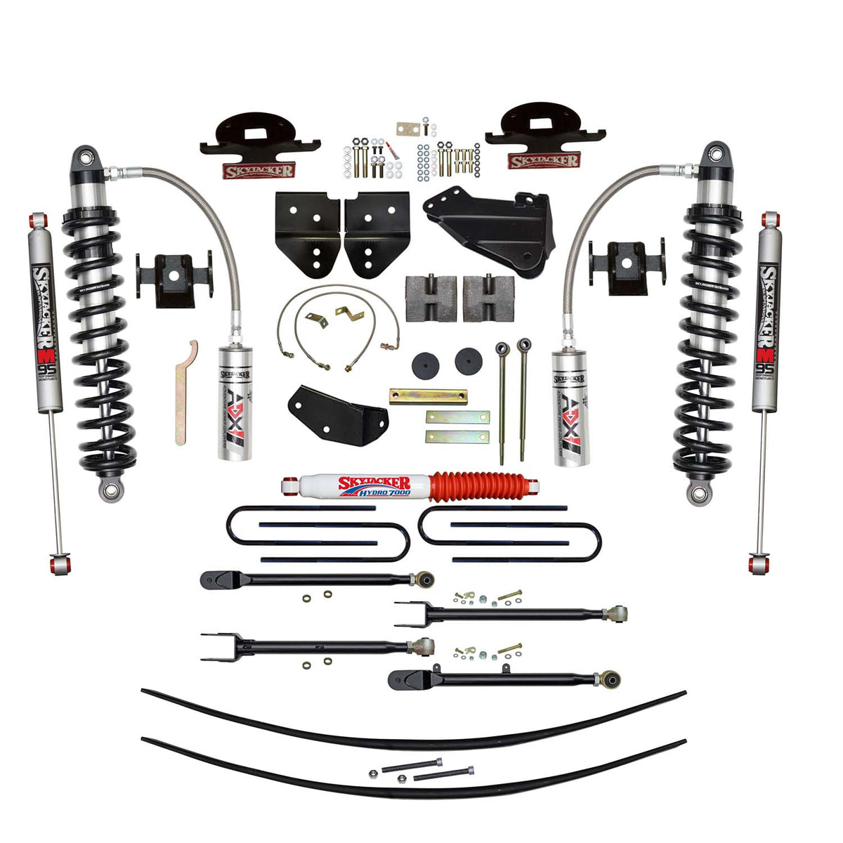 8.5 In. ADX 2.5 Coilover Lift Kit With 4-Link Conversion And M95 Shocks.