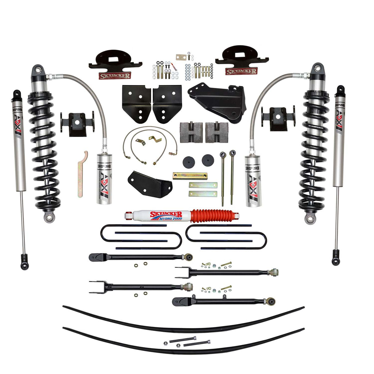 8.5 In. ADX 2.5 Coilover Lift Kit With 4-Link Conversion And ADX 2.0 Shocks.