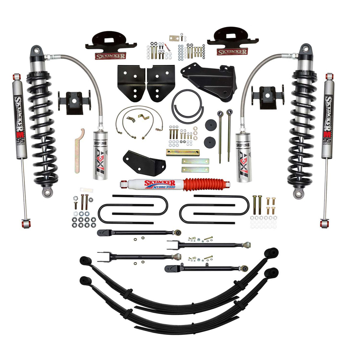 8.5 In. ADX 2.5 Coilover Lift Kit With 4-Link Conversion And M95 Shocks.