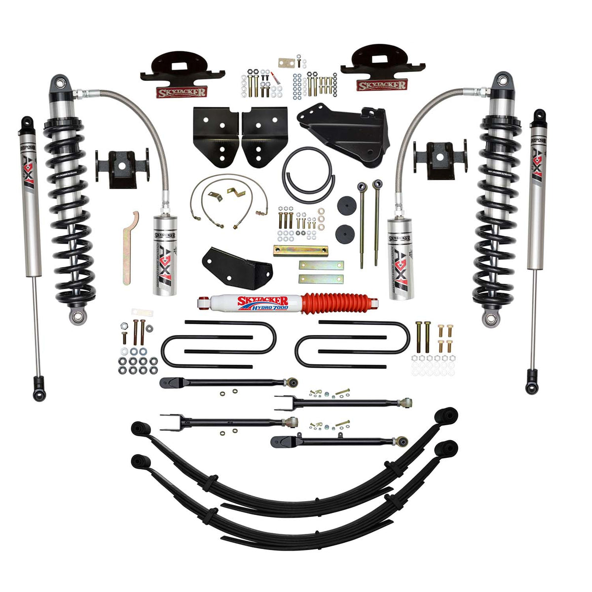 8.5 In. ADX 2.5 Coilover Lift Kit With 4-Link Conversion And ADX M2.0 Shocks.