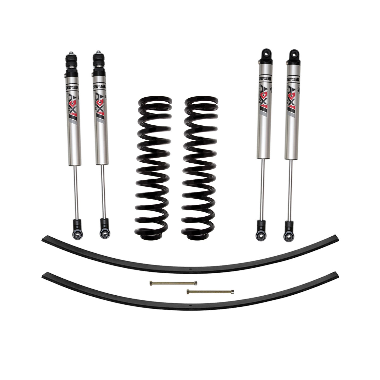 2 In. Suspension Lift Kit With ADX M2.0 Aluminum Monotube Shocks.